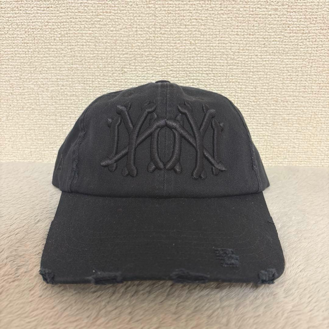 日本未発売 oMA NY NY BONES DISTRESSED CAP