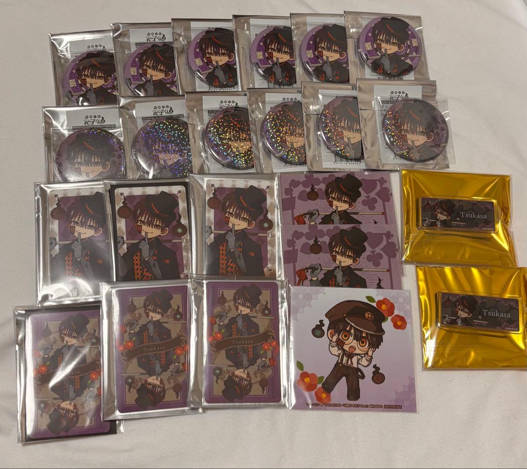 地縛少年花子くん つかさ カジノ 缶バッジ ネームバッジ カード C賞