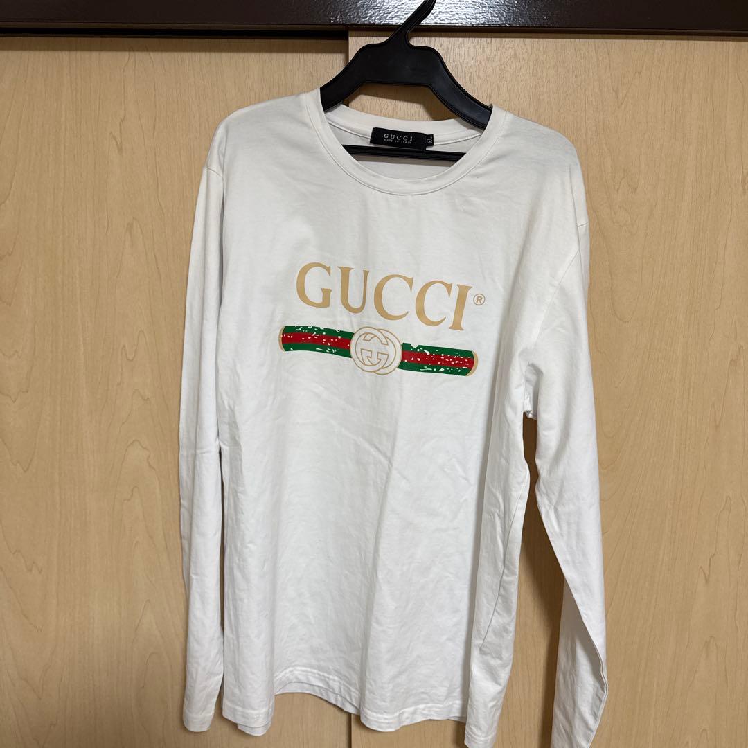 GUCCI ホワイト 長袖シャツ