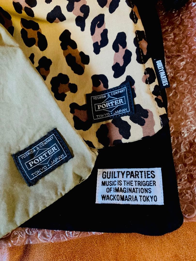 巾着　WAKOMARIA ワコマリア　シープ　レオパード　ミリタリー