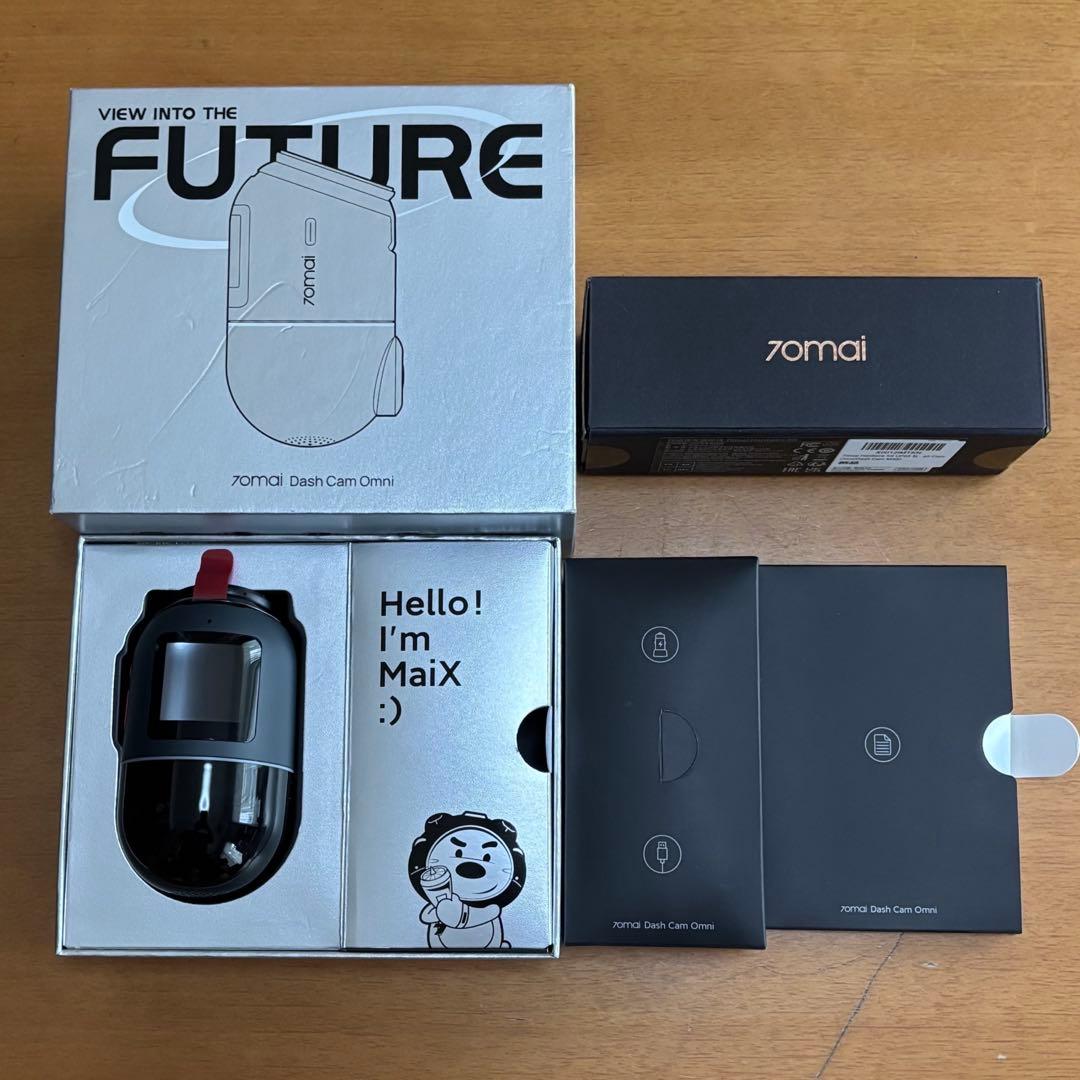 70mai Dash Cam Omni 前後左右360度撮影対応128GB