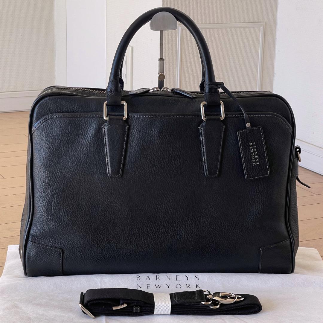 【定価59,400円】バーニーズニューヨーク レザーブリーフ(ショルダー未使用)