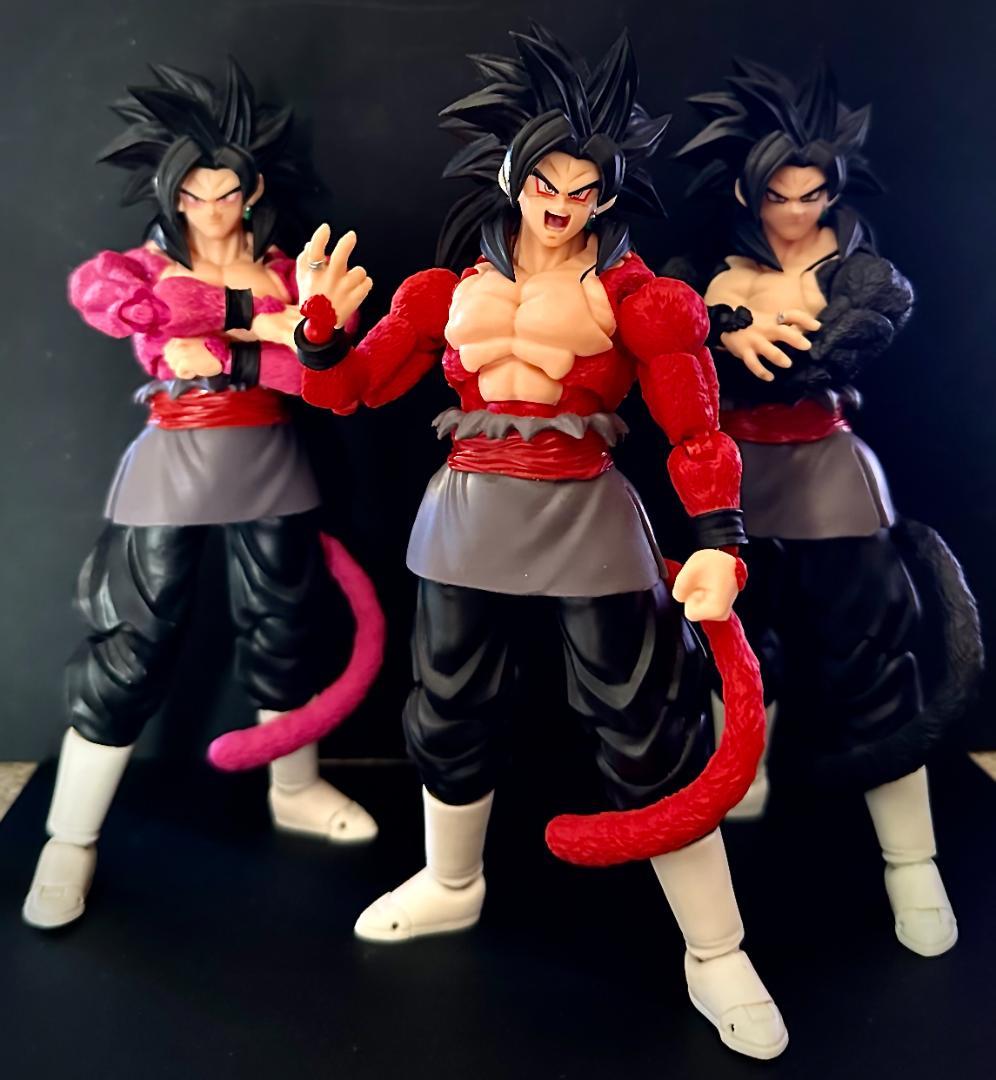 s.h.figuarts 同サイズ 超サイヤ人 4 ゴクウブラック 3体セット