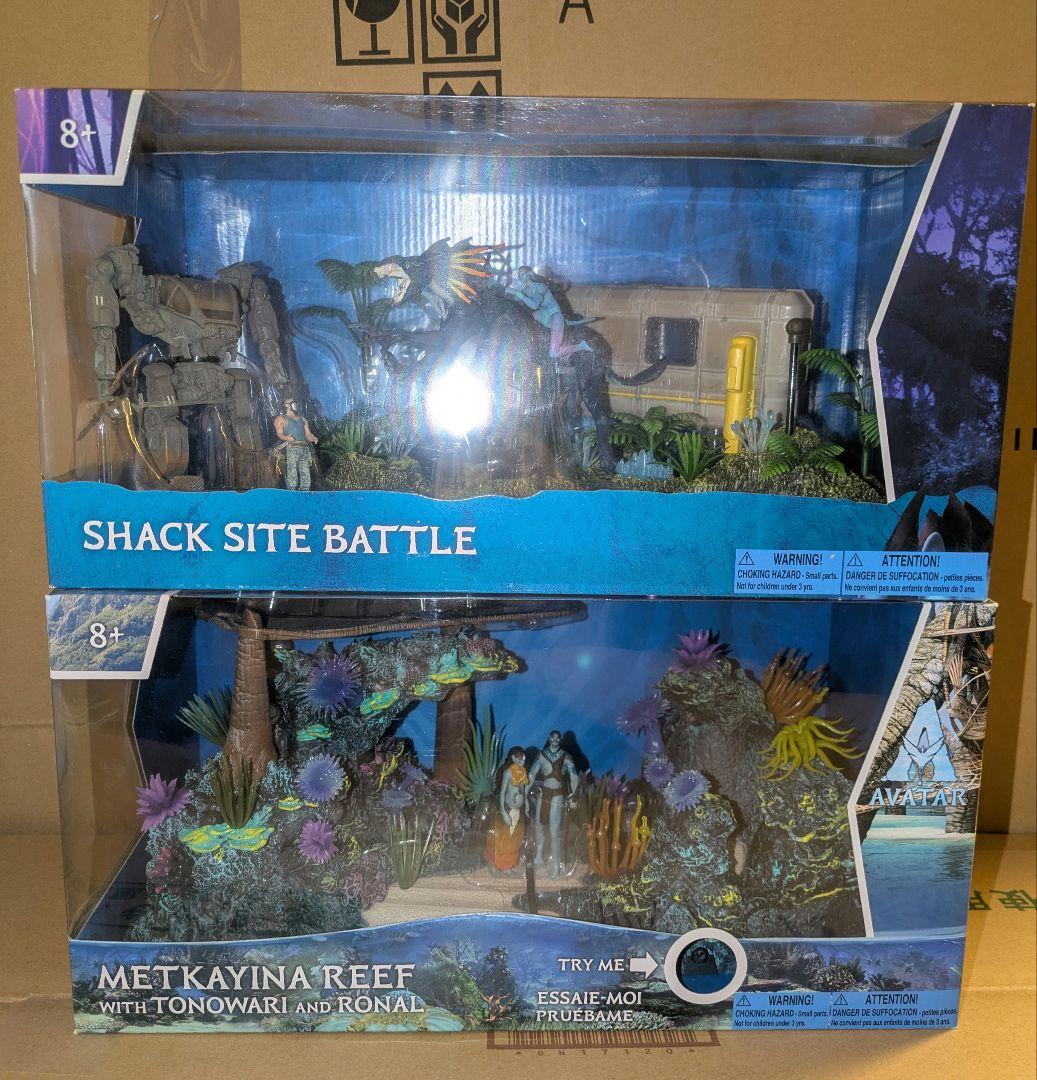 アバター　ホットトイズ　フィギュア　メトカイナの岩礁　山のリンク施設の戦い