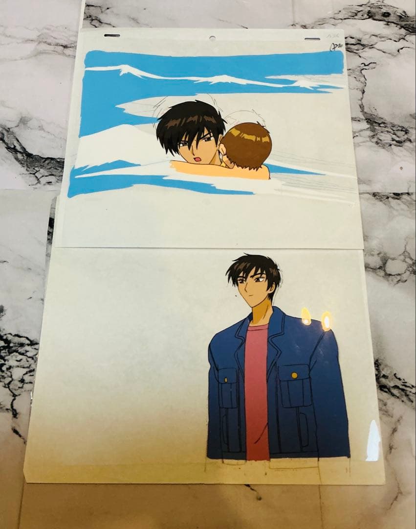 カードキャプターさくら　セル画　木之下桃矢おにいちゃん　2枚セット カードキャプターさくら セル画 木之下桃矢おにいちゃん 2枚セット