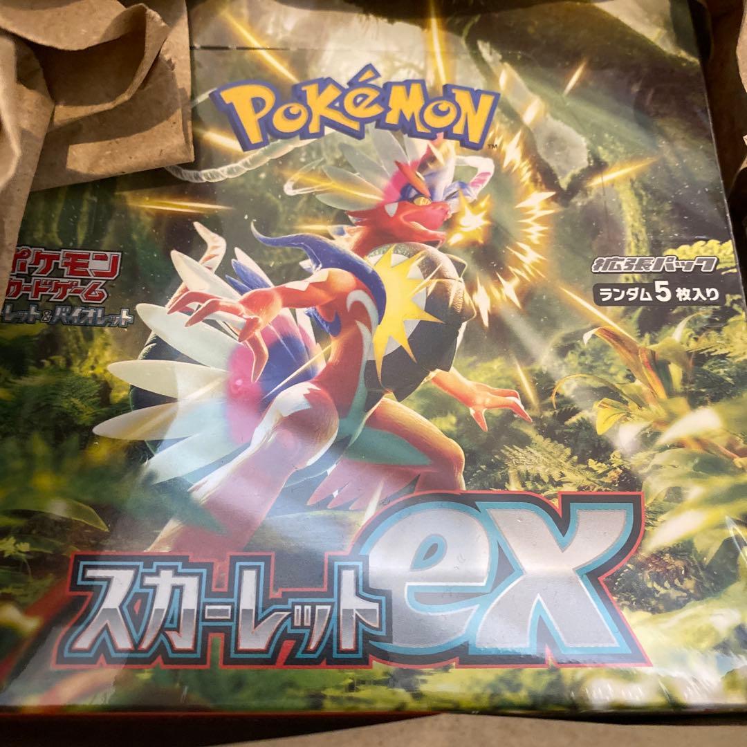 ぱ*る様 ポケモンカード スカーレットex 新品未開封　シュリンク付き　1BOX