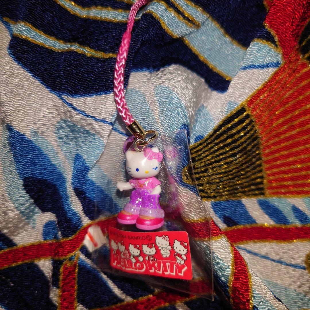 ハローキティ　根付　キティ&ミミィ　脚長　KITTY&MIMMY 2004年