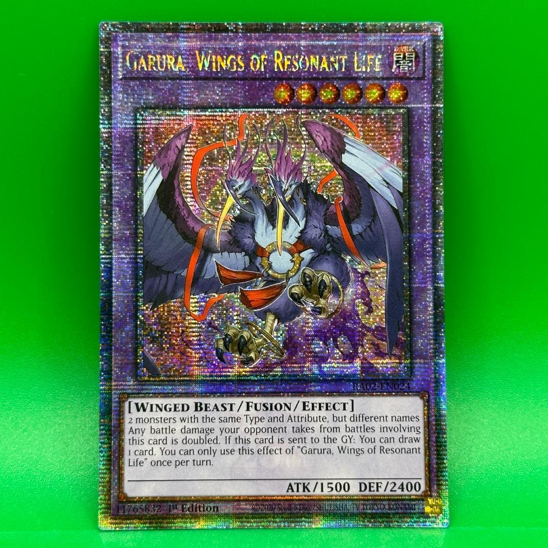 遊戯王 英語 共命の翼ガルーラ RA02 25thシークレット クオシク - メルカリ