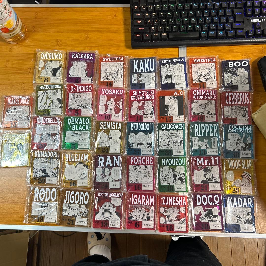 ONE PIECE BASE SHOP一番くじアクリルブロック37個セット