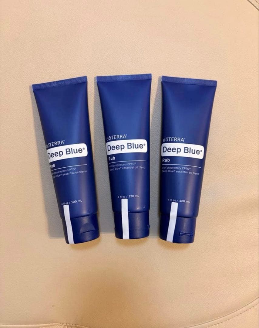 新品 doTERRA ドテラ ディープブルーラブクリーム 120ml 3本セット