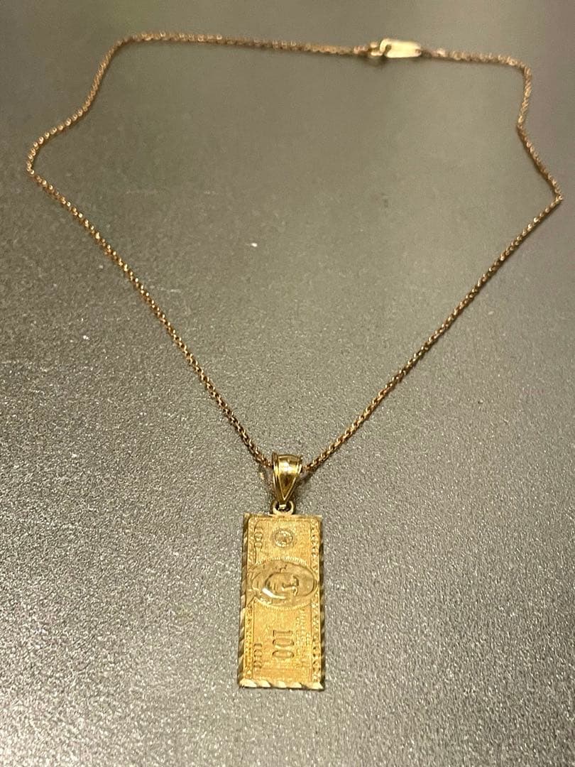 アヴァランチ　100ドル札デザイン ネックレス