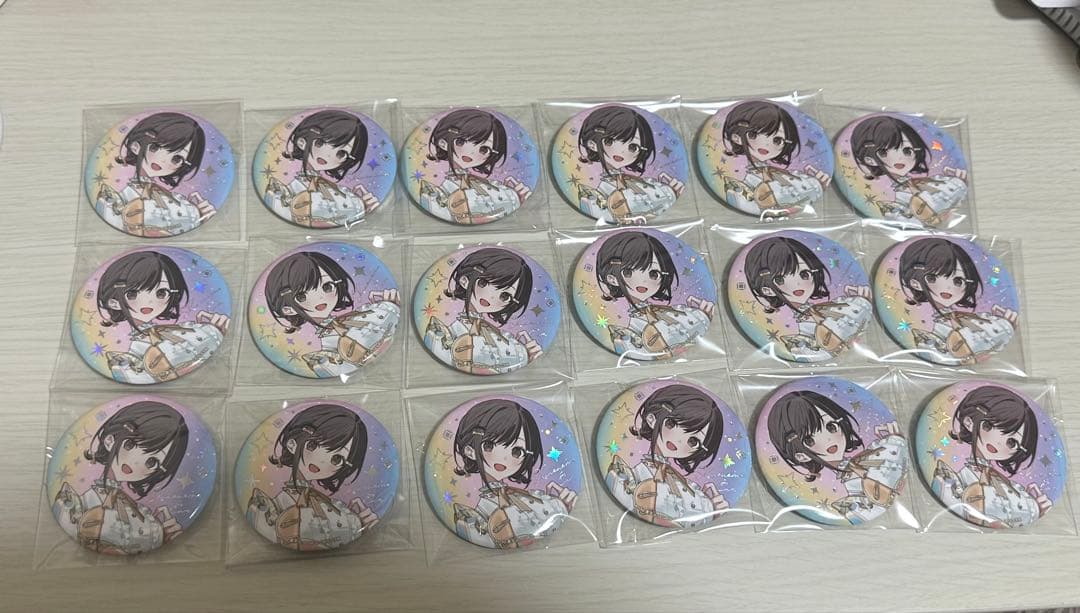 プロセカ 東雲絵名 5th 箔押し 缶バッジ 18個