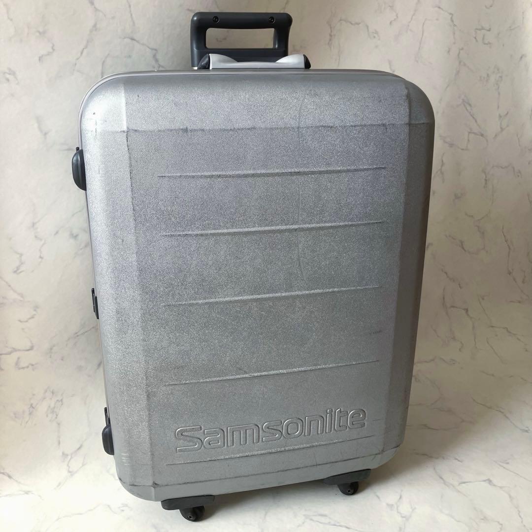 廃盤 サムソナイト シルエットMV 97ℓ スーツケース シルバー　大容量