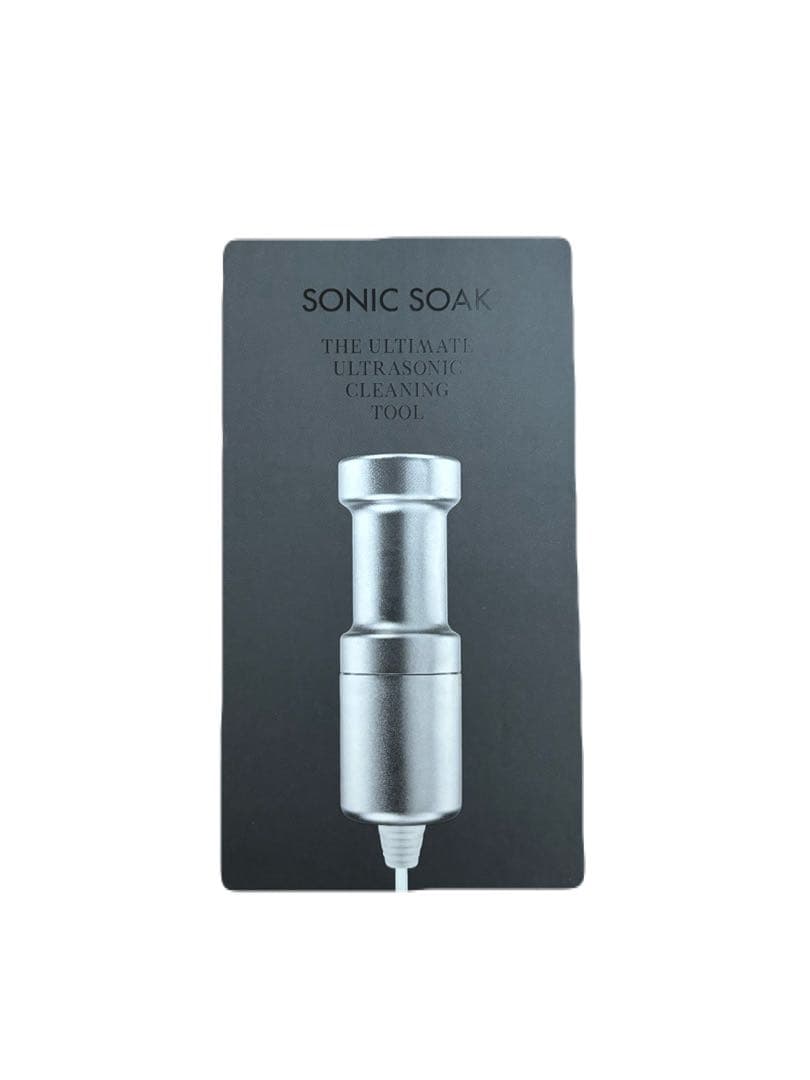 新品未使用 動作確認のみ Sonic Soak 超音波洗浄機 箱あり