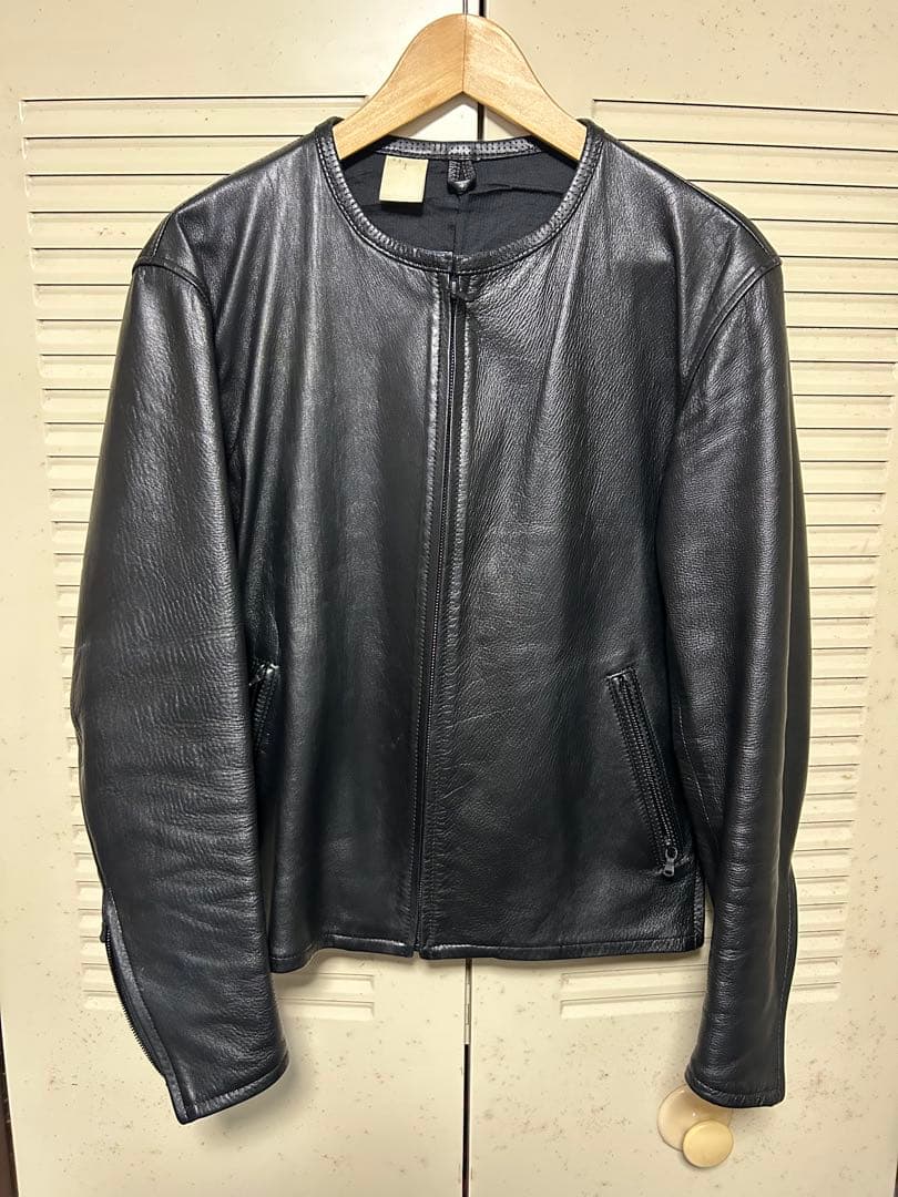 N.ハリウッド 羊革 レザーライダースジャケット(サイズ38 M-L) N.ハリウッド 羊革 レザーライダースジャケット(サイズ38 M-L) N