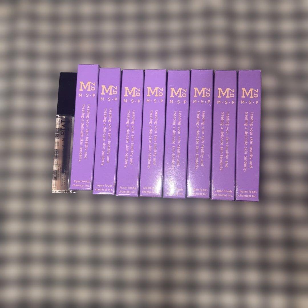 （未使用品）M・S・P クリアリップグロス 8本セット 大人の今っぽオーバーリップ】クリアグロスでラミネートがツヤっぽくて