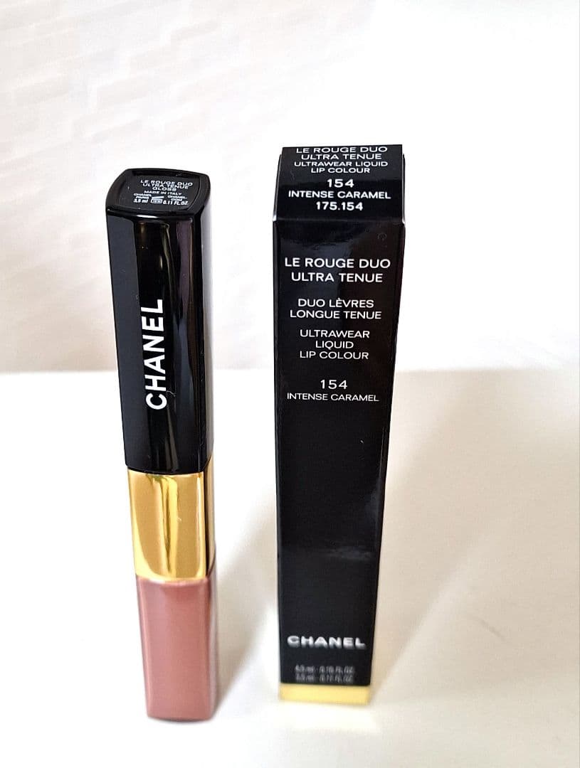 ル ルージュ デュオ ウルトラ トゥニュ 154　インテンス　キャラメル ル ルージュ デュオ ウルトラ トゥニュ 2 In 1 リクィッド リップ