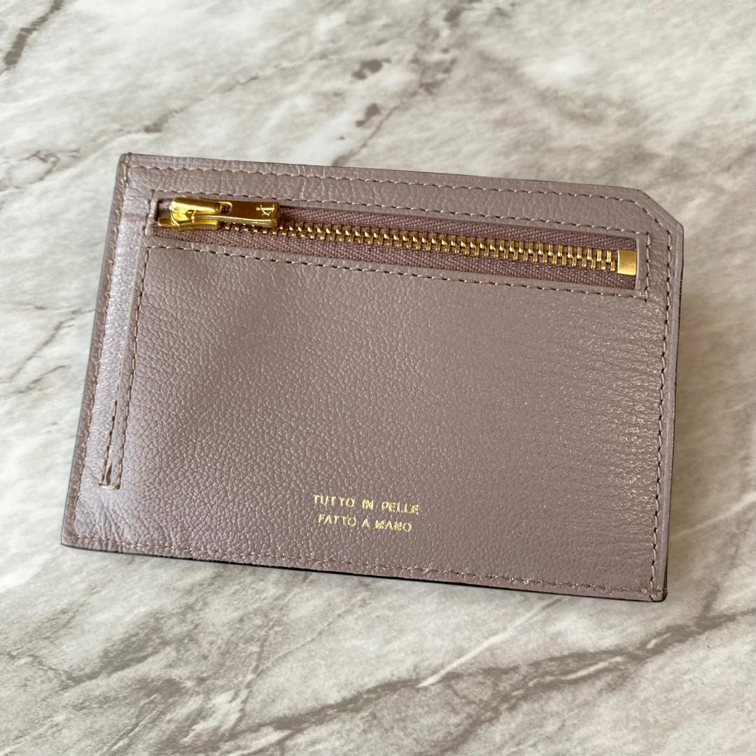 新品 定価3万円【ラルコバレーノ】スマートミニウォレット 財布 本革