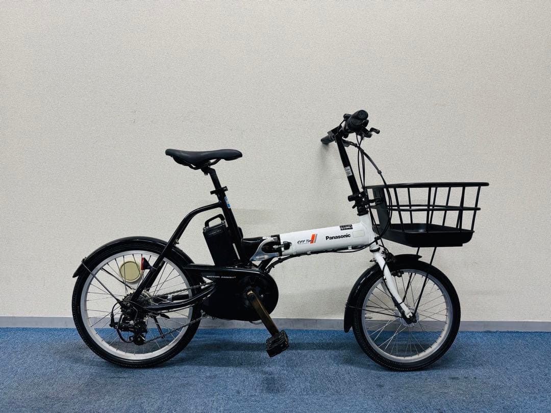 パナソニック オフタイム 折りたたみ 16Ah 電動自転車中古G72G53757