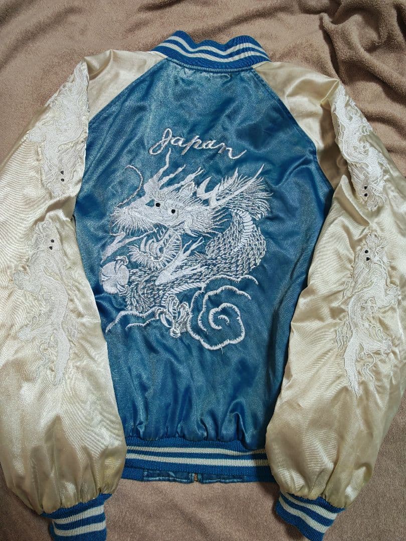 JUNGLE STORM 美品 龍日本限定 スカジャン vintage サテン Jungle Storm（ジャングルストーム） スカジャン メンズ レディース 虎