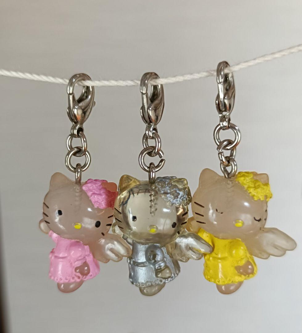 希少 フェアリーキティ ファスナーマスコット 3個セット 透明 ハロー