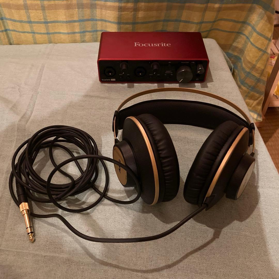 暮*し様 【11月半ばまで】オディオインターフェース&ヘッドフォンセット 暮*し様 【11月半ばまで】オディオインターフェース&ヘッドフォン