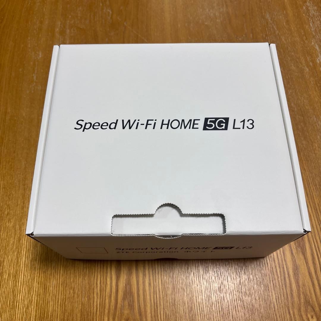 【新品】Speed Wi-Fi  5G L13 ホームルーター Speed Wi-Fi HOME 5G L13 ZTR02 | データ通信端末 | au