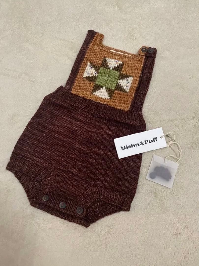 新品未使用 misha&puff ロンパース 18-24m