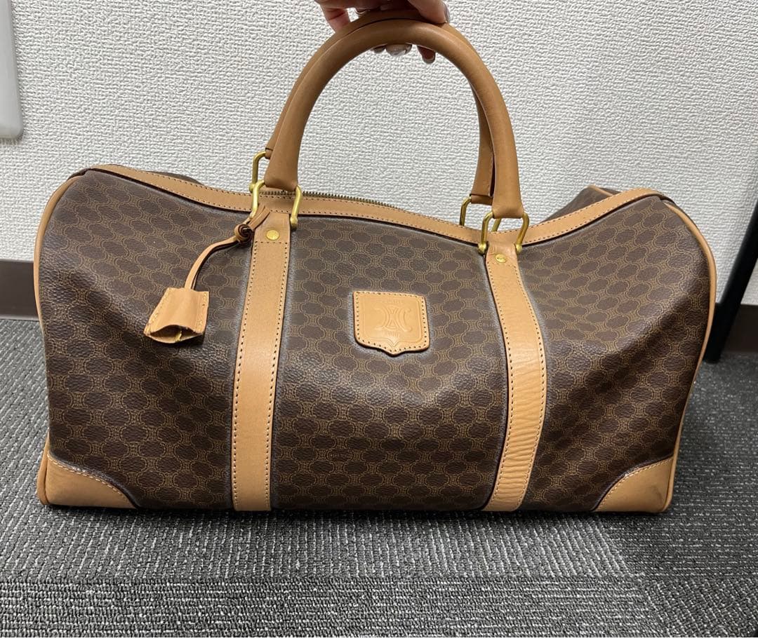 CELINE ブラウン ボストンバッグ 中型
