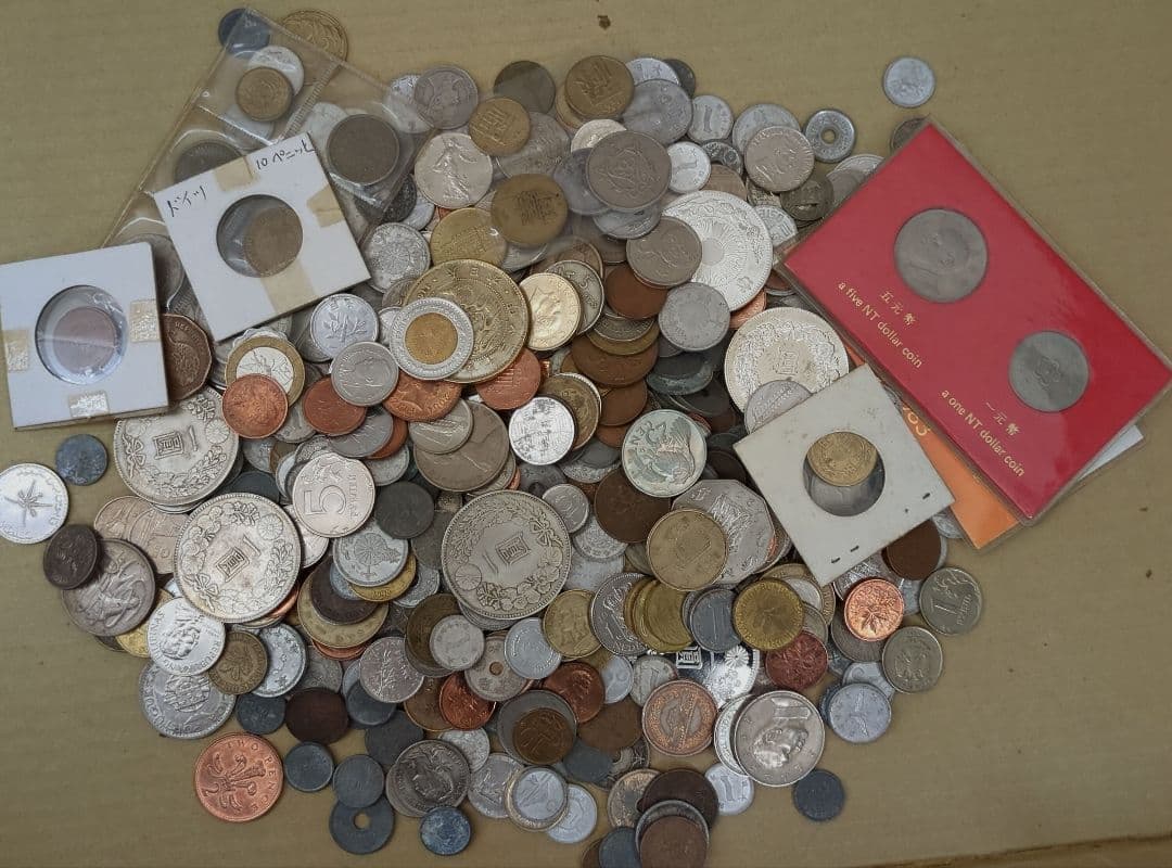 旧貨幣　古銭　雑銭　一円銀貨　まとめ