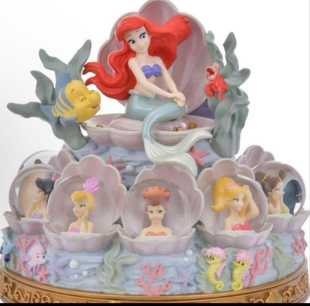 アリエル シスターズ スノーグローブ ディズニーストア　35周年リトルマーメイド Disney（ディズニー) リトルマーメイド スノーグローブ｜トレファクONLINE