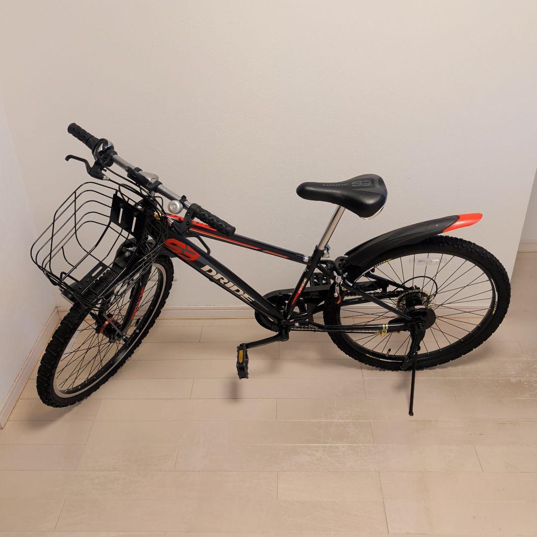 ドライド S3 246HD-L 24インチ 6段変速　ブラック　ヘルメット付 あさひ（asahi） 3/5はストアポイント2倍「東日本限定」「あさひ