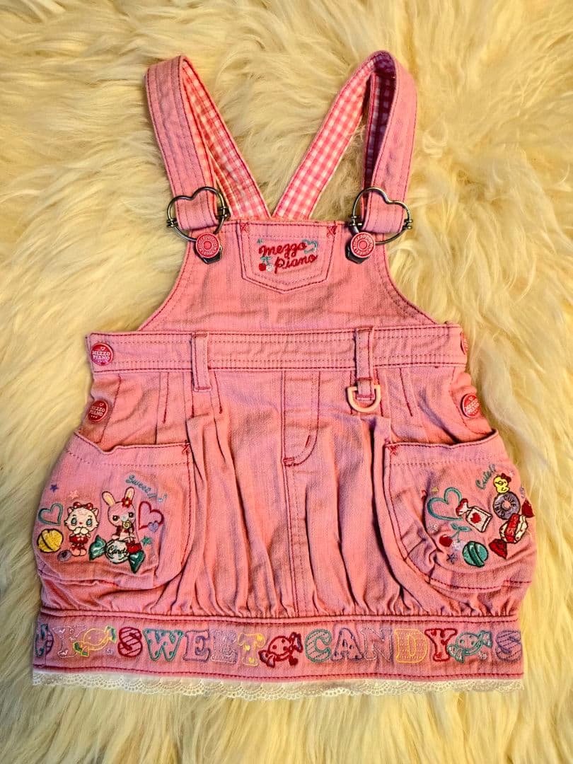 【✨レア】⭐️mezzo piano⭐️みみぽぽコーデュロイワンピース