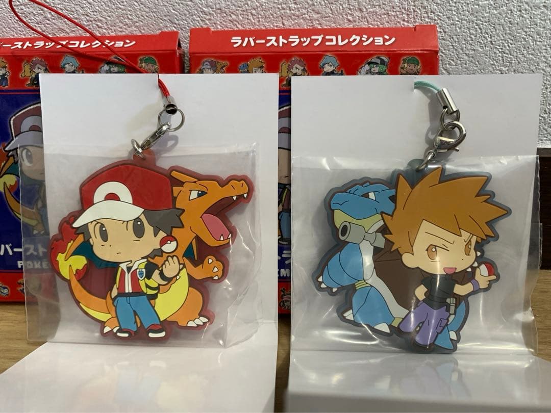 ポケモン トレーナーズ ラバーストラップ レッド グリーン ポケモン ラバーストラップコレクション Pokémon Trainers ポケモン