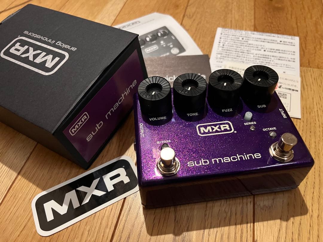 MXR M225 sub machine オクターブファズ MXR M225 Sub Machine Octave Fuzz Pedal | Sweetwater