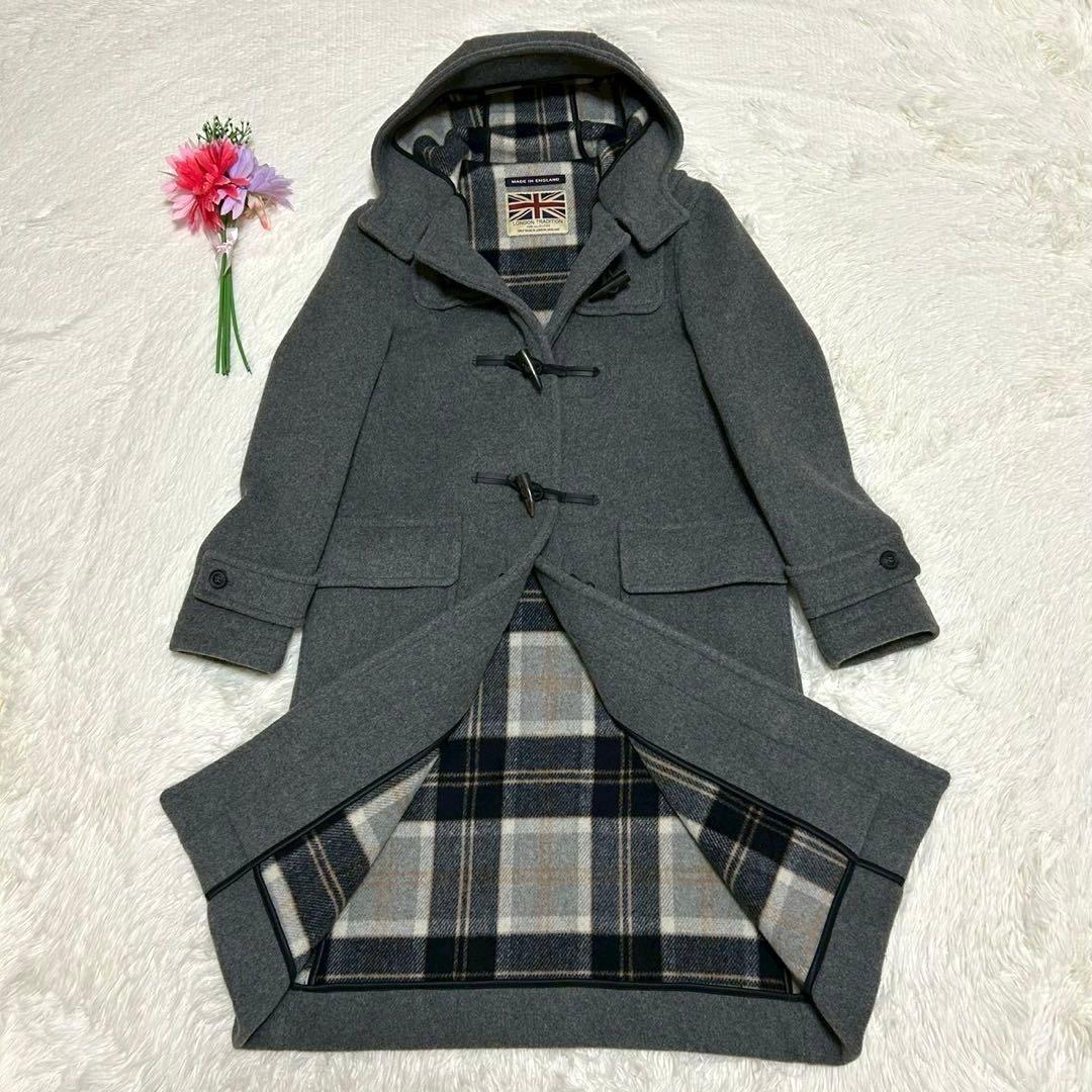 美品 ロンドントラディション スローブイエナ ダッフルコート 36 裏地チェック
