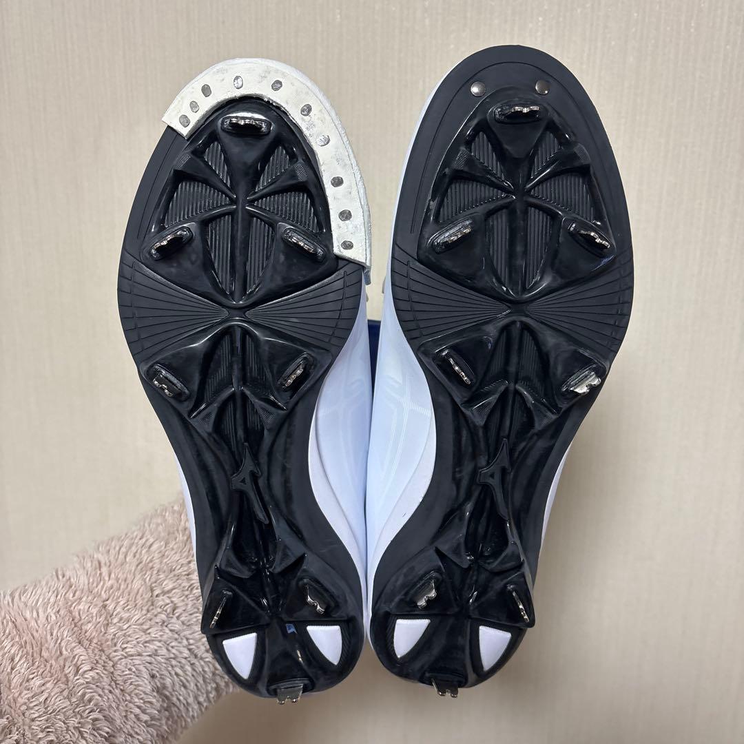 ポン助 Mizuno 野球 ワイドスパイクシューズ 27.0cm