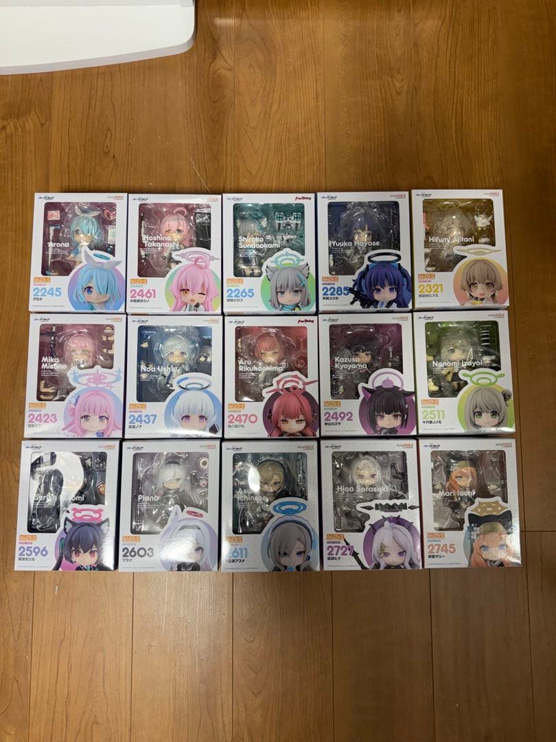 ブルーアーカイブ　ねんどろいど　15体セット　美品