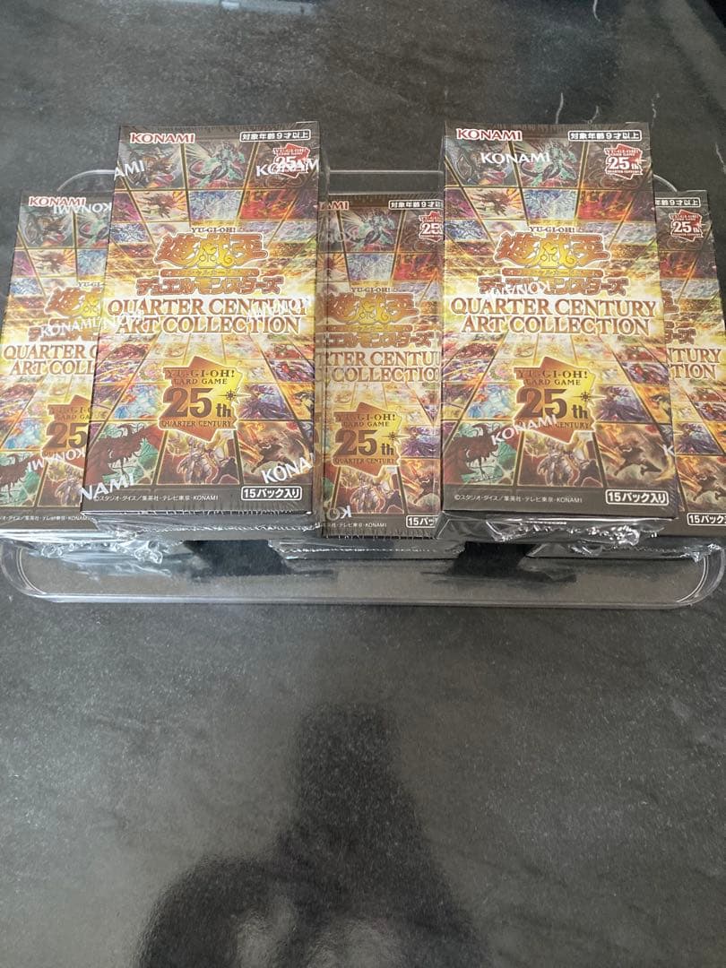 遊戯王 quarter century art collection 5BOX コナミデジタルエンタテインメント 【5パック】遊戯王OCGデュエル