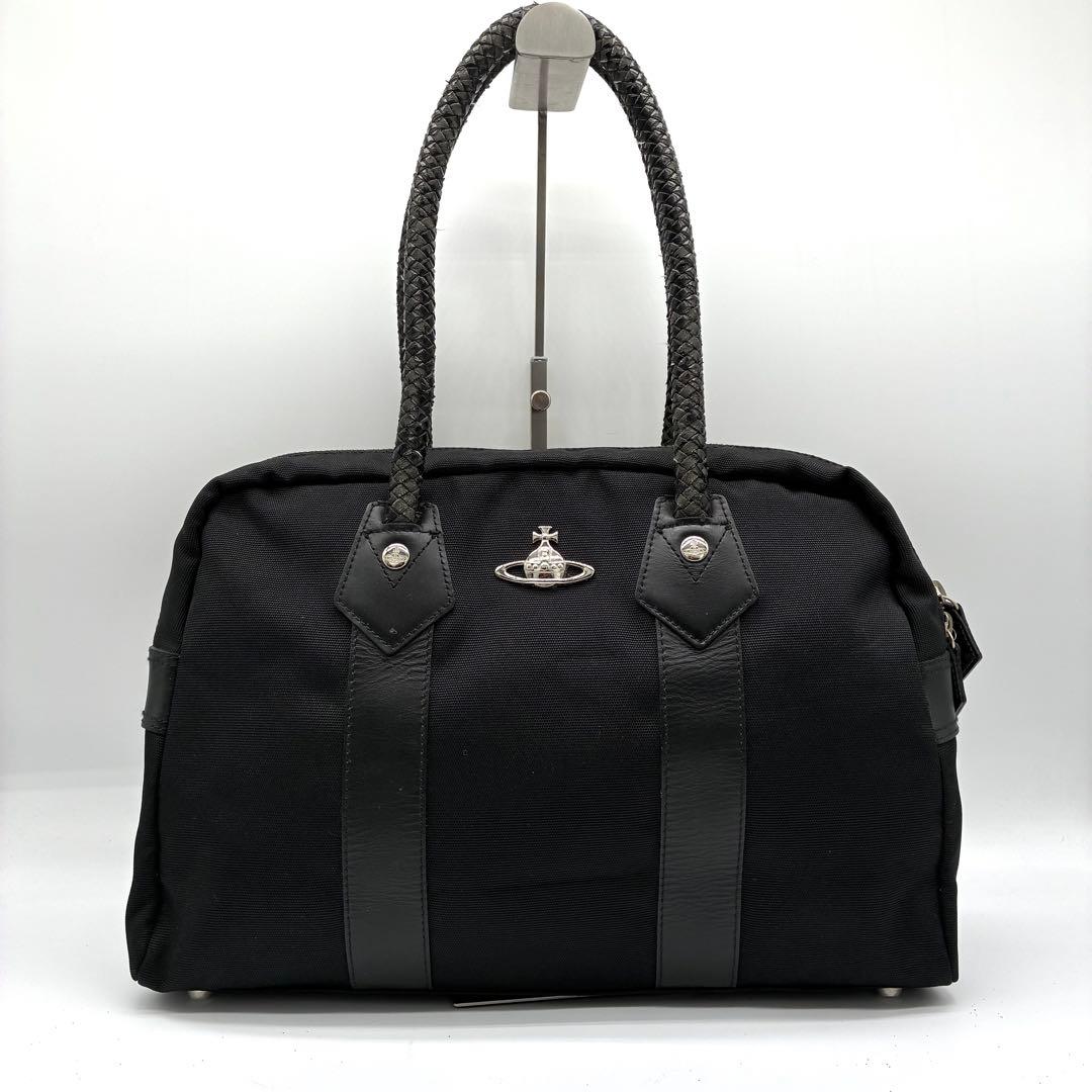 ヴィヴィアンウエストウッド トートバッグ ブラック オーブ 金具