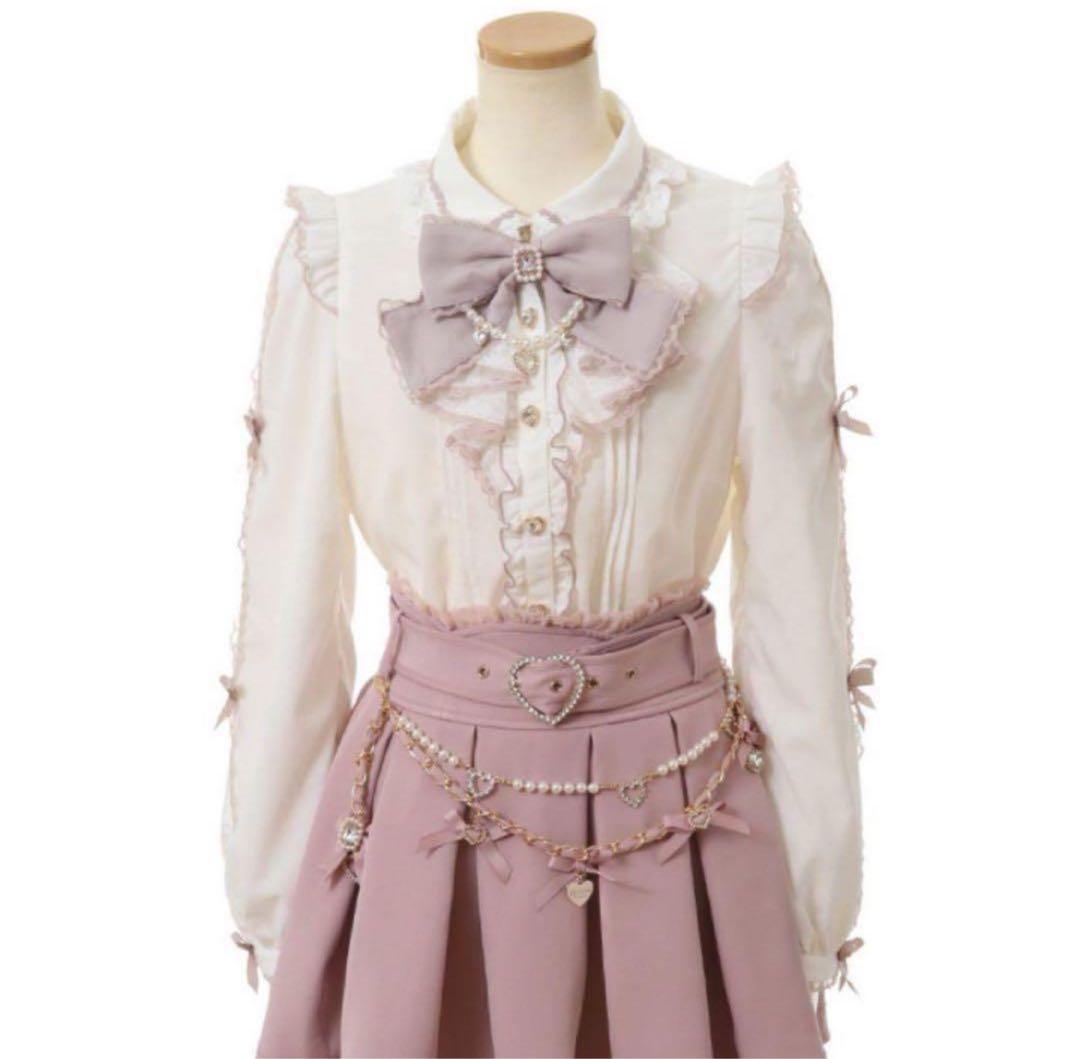 LIZLISA レーススラッシュスリーブブラウス