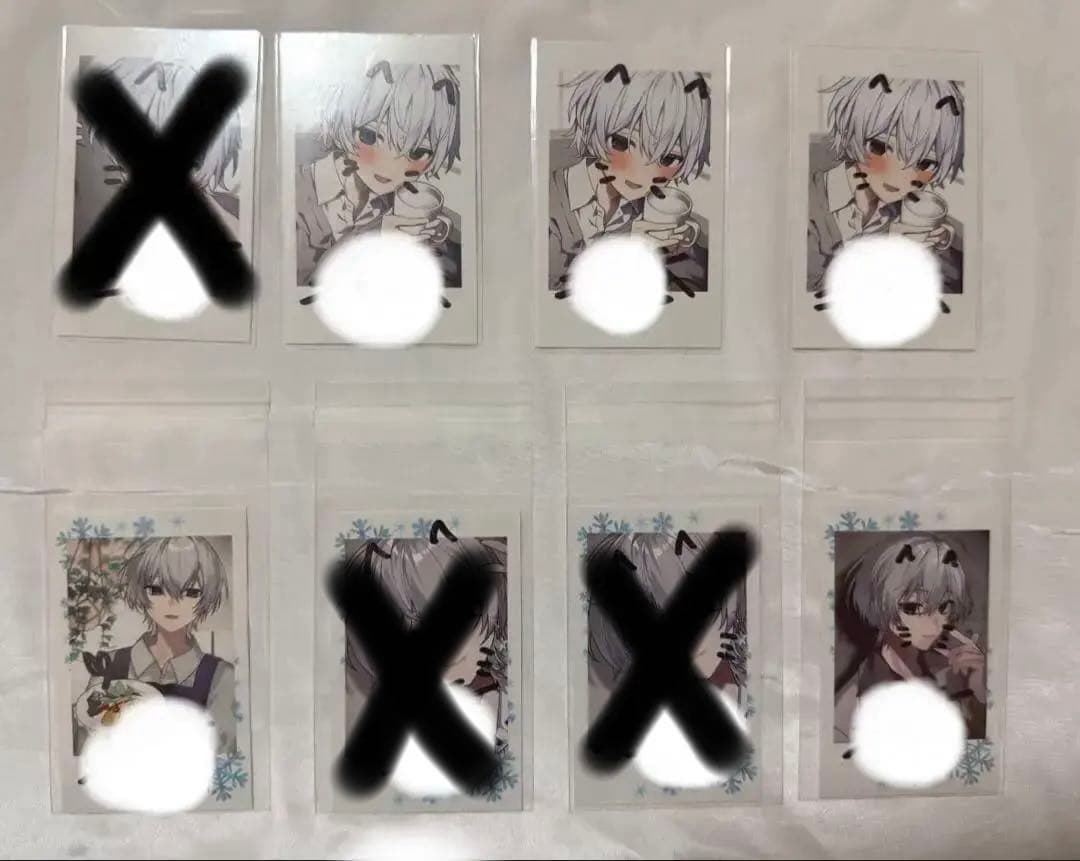 すにすて にしき にしきくん サイン入りランダムチェキ 6枚セット SMC組 6th Anniversary】ランダムチェキ風カード｜にじさんじ