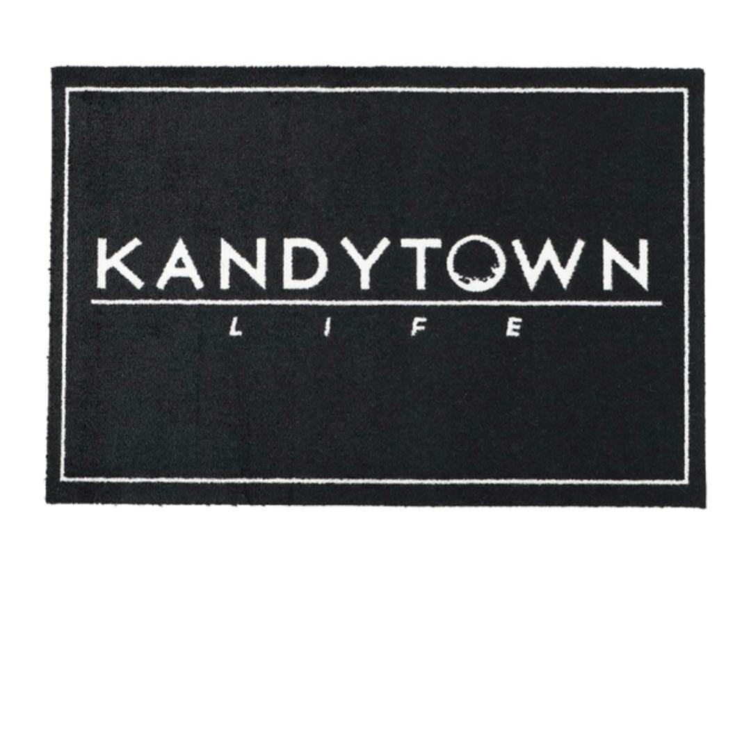 KANDYTOWN ロゴ入りマット 黒