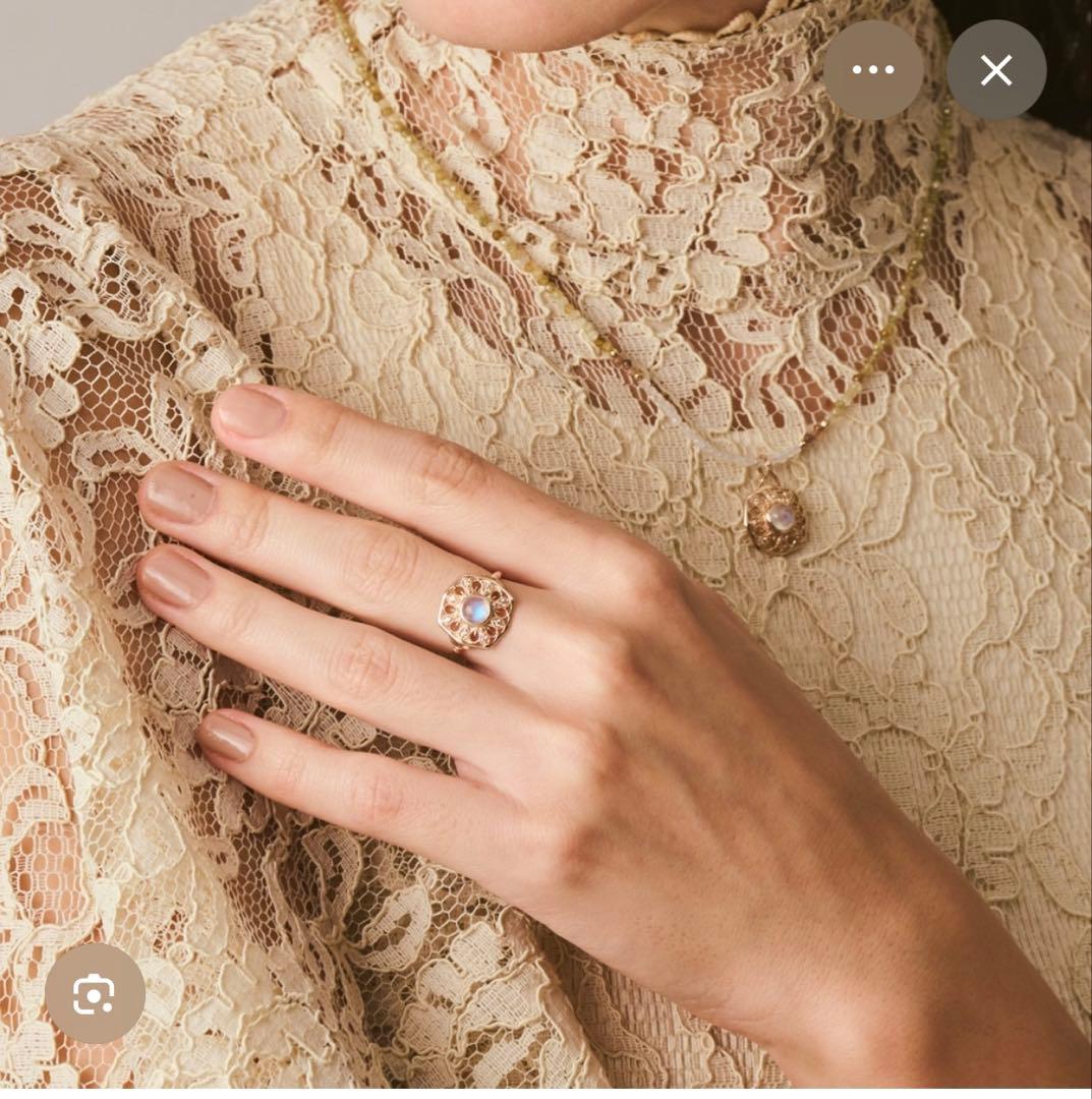 新品】 agete アガット K5 ゴールドリング アニバーサリー ひまわり