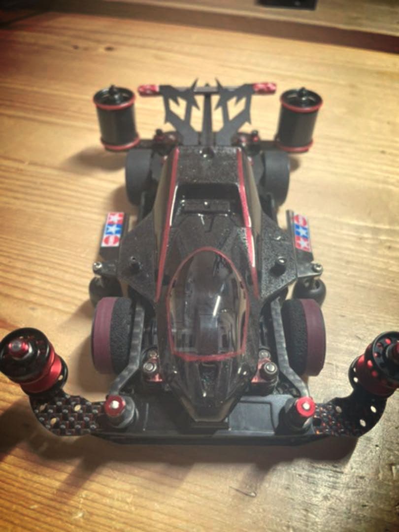 ミニ四駆完成品 MSフレキThunder shotフルカーボン