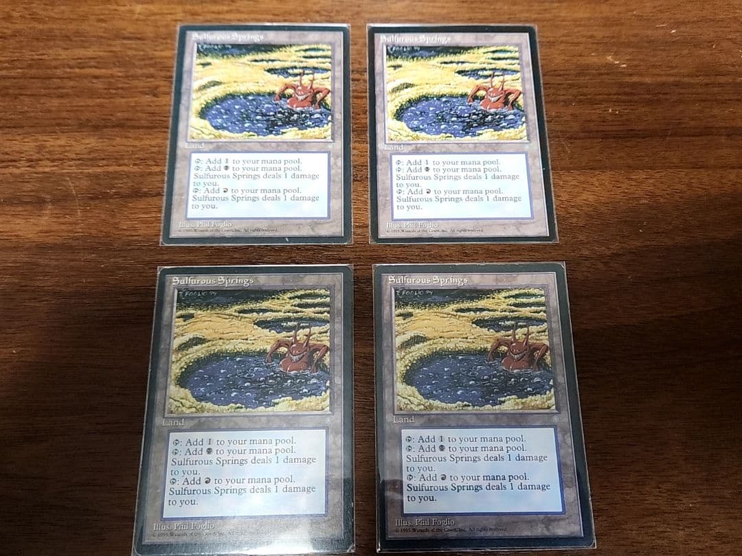 硫黄泉 Sulfurous Springs IA 4枚セット