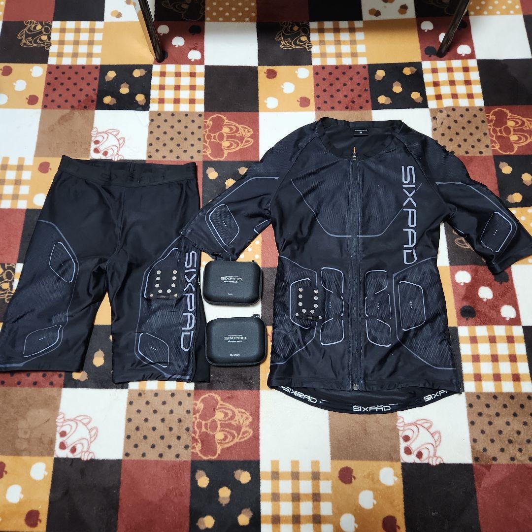 SIXPAD EMSトレーニングウェア 上下Mサイズ ブラック