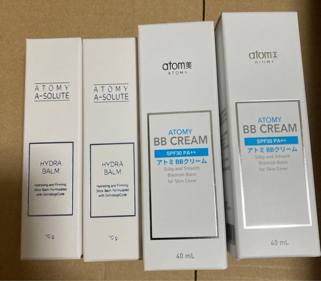 アトミ化粧品 BBクリーム2本とエイソルートリフレッシュバーム4本他
