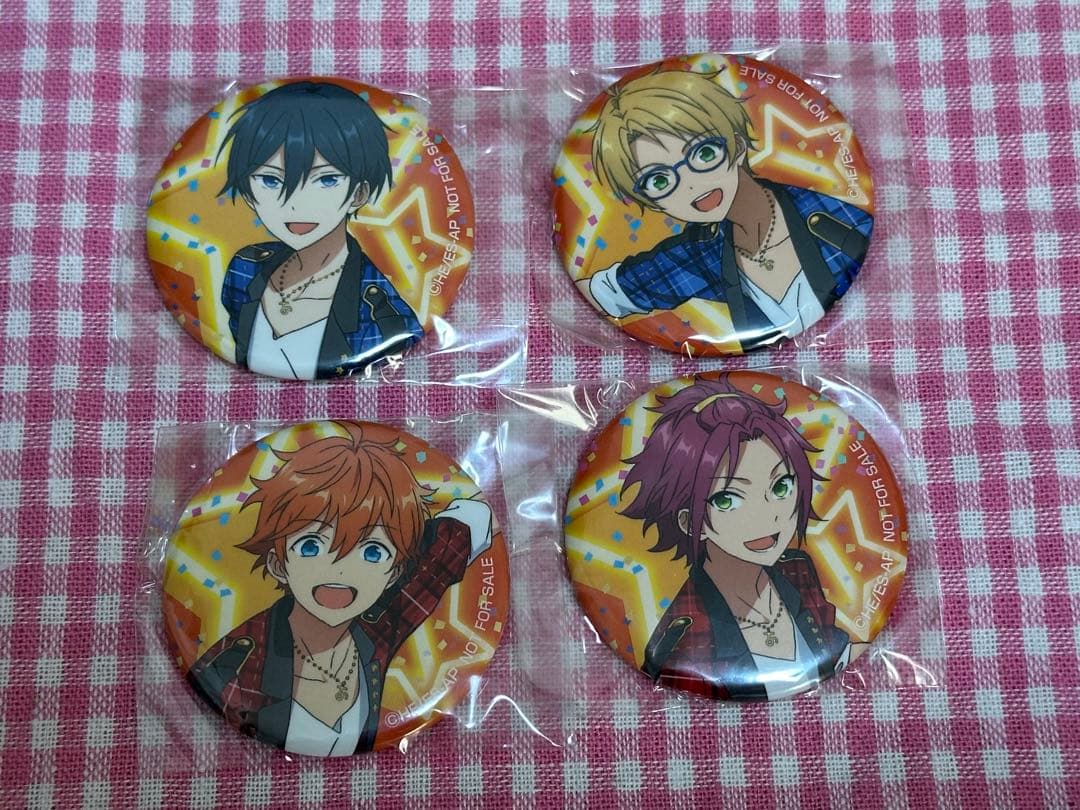 あんスタ　アニスタ　trickster 缶バッジ　全巻購入特典 TVアニメ『あんさんぶるスターズ!』のBD＆DVD 05～08の連動購入