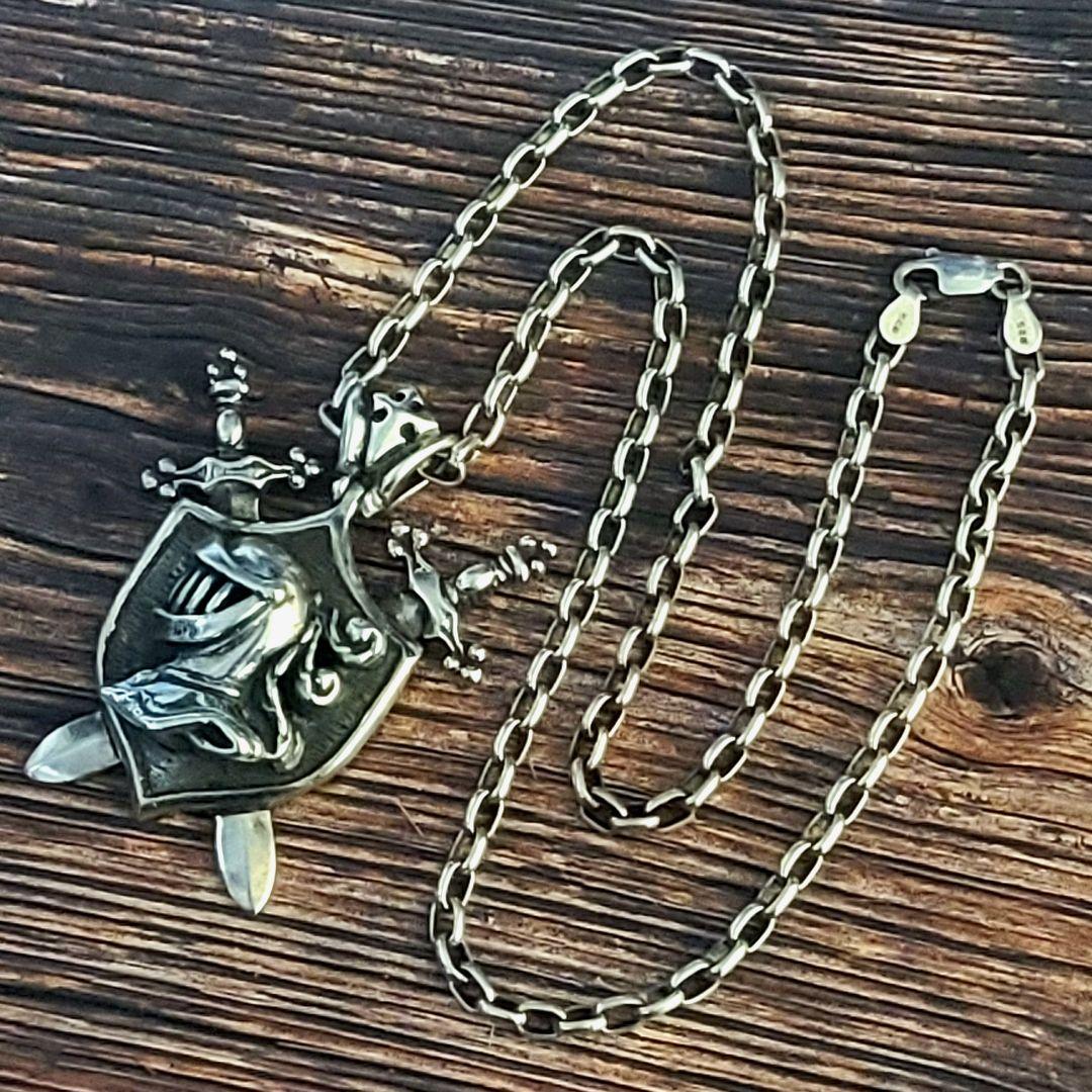 新品定価12万超 生産終了 スターナイツ ペンダント チェーン シルバー925 新品定価12万超 生産終了 スターナイツ ペンダント チェーン シルバー